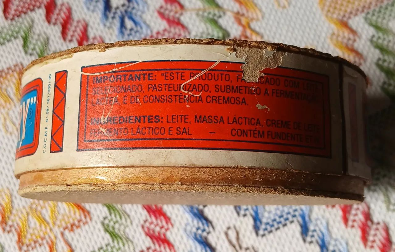 Caixa de madeira vintage de requeijão  da marca,Catupiry (memorabilia) - Foto 5