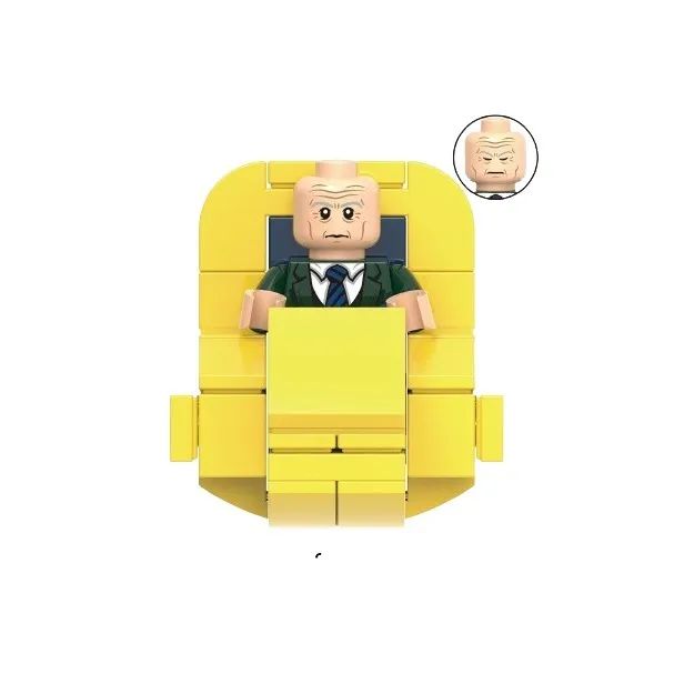 Minifigure Professor Xavier 4,5cm ABS Coleção