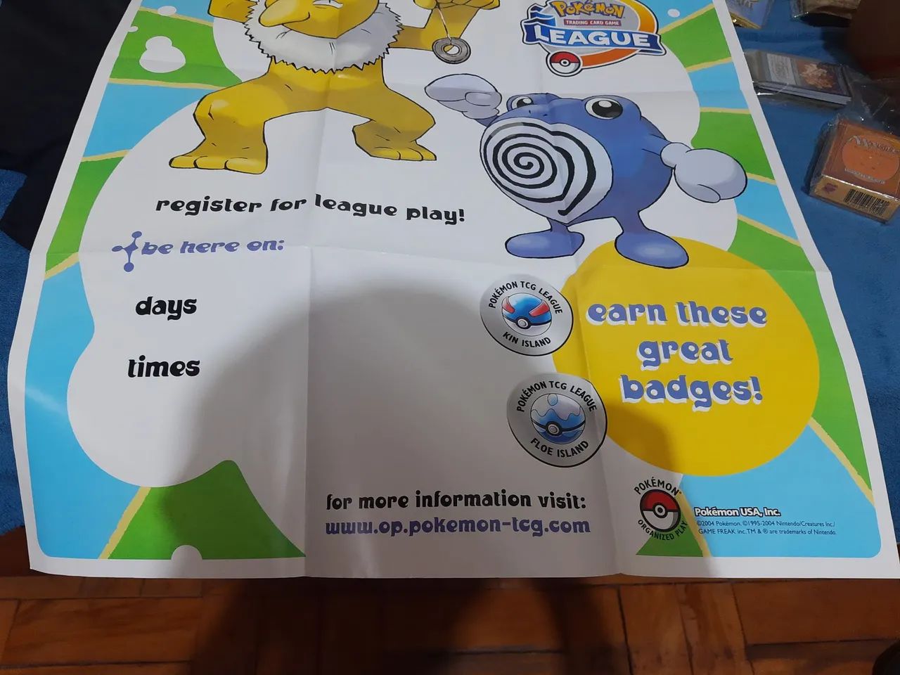 Poster antigo pokémon league - Foto 4