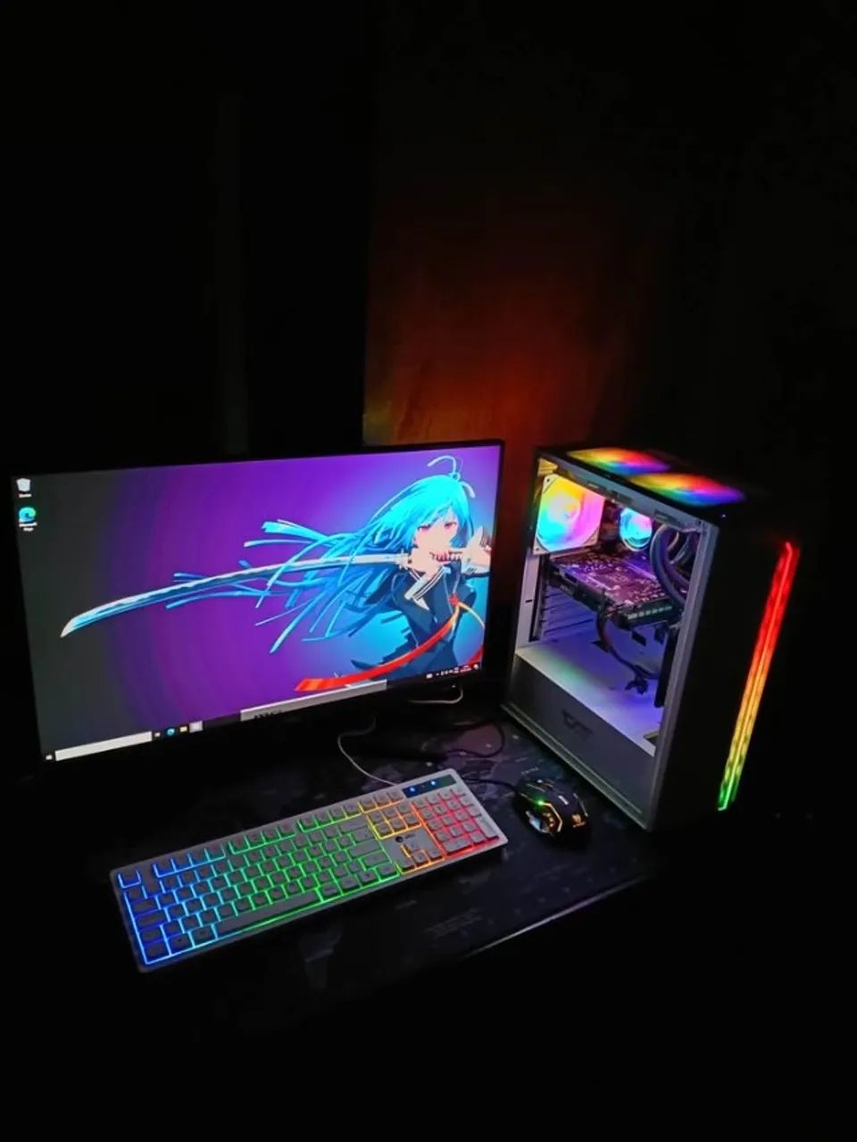 PC GAMER COMPLETO i5 12400F + GTX 1650 + MONITOR 27? 165HZ