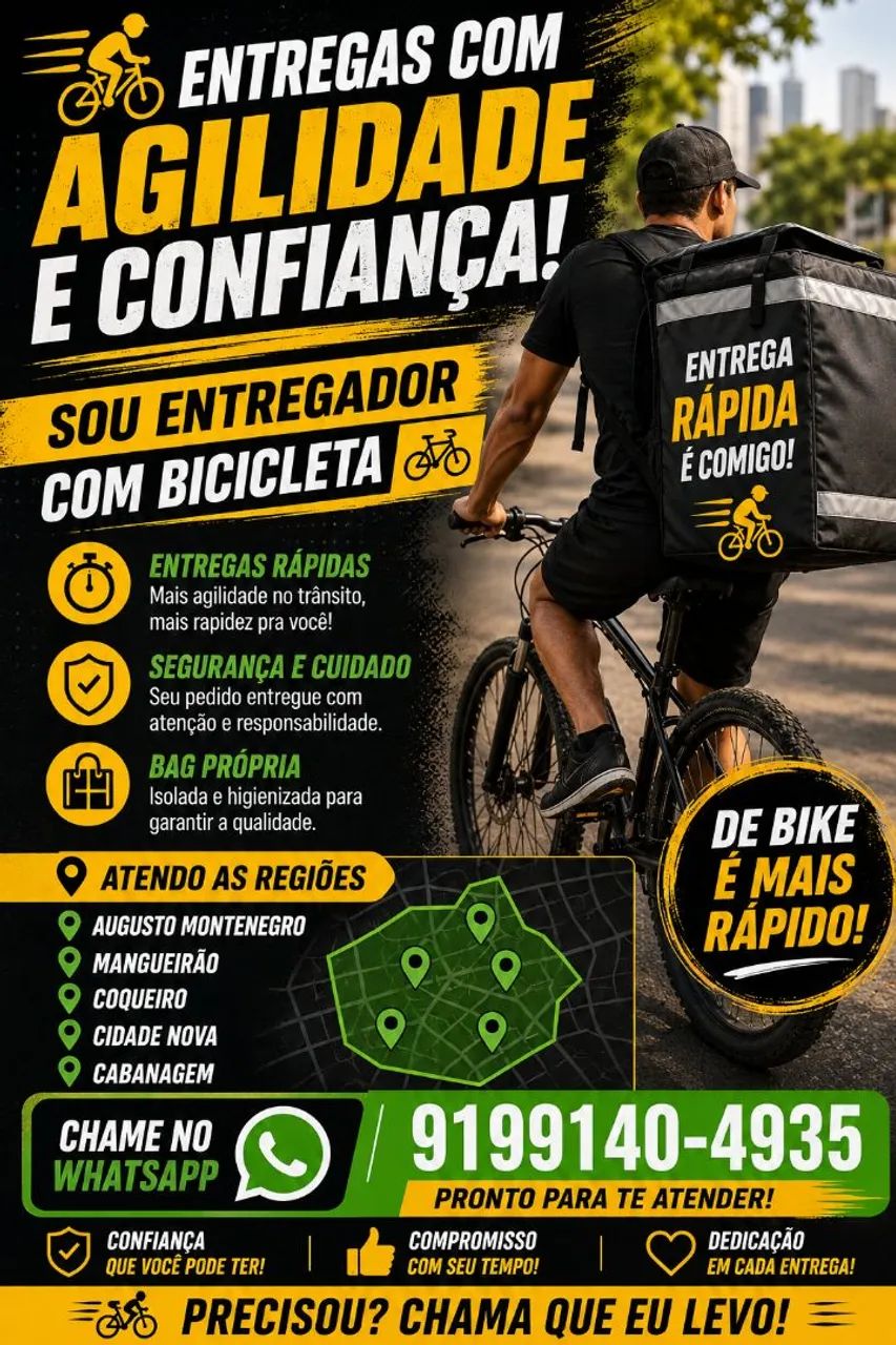 Entregador de Bicicleta