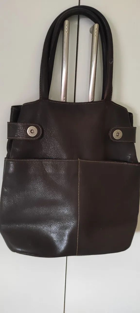 Bolsa de ombro marrom Uncle K