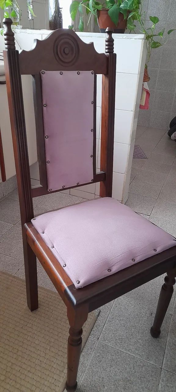 7 Cadeiras vintage torneadas
