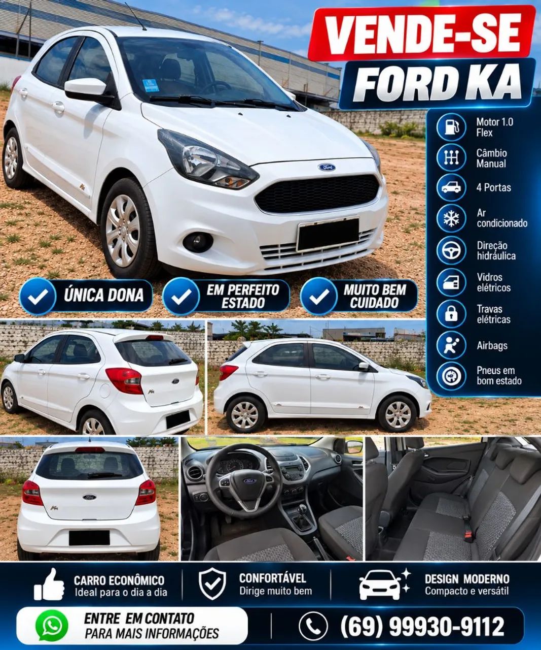 Ford Ka Ka 1.0 SE/SE Plus TiVCT Flex 5p 2017