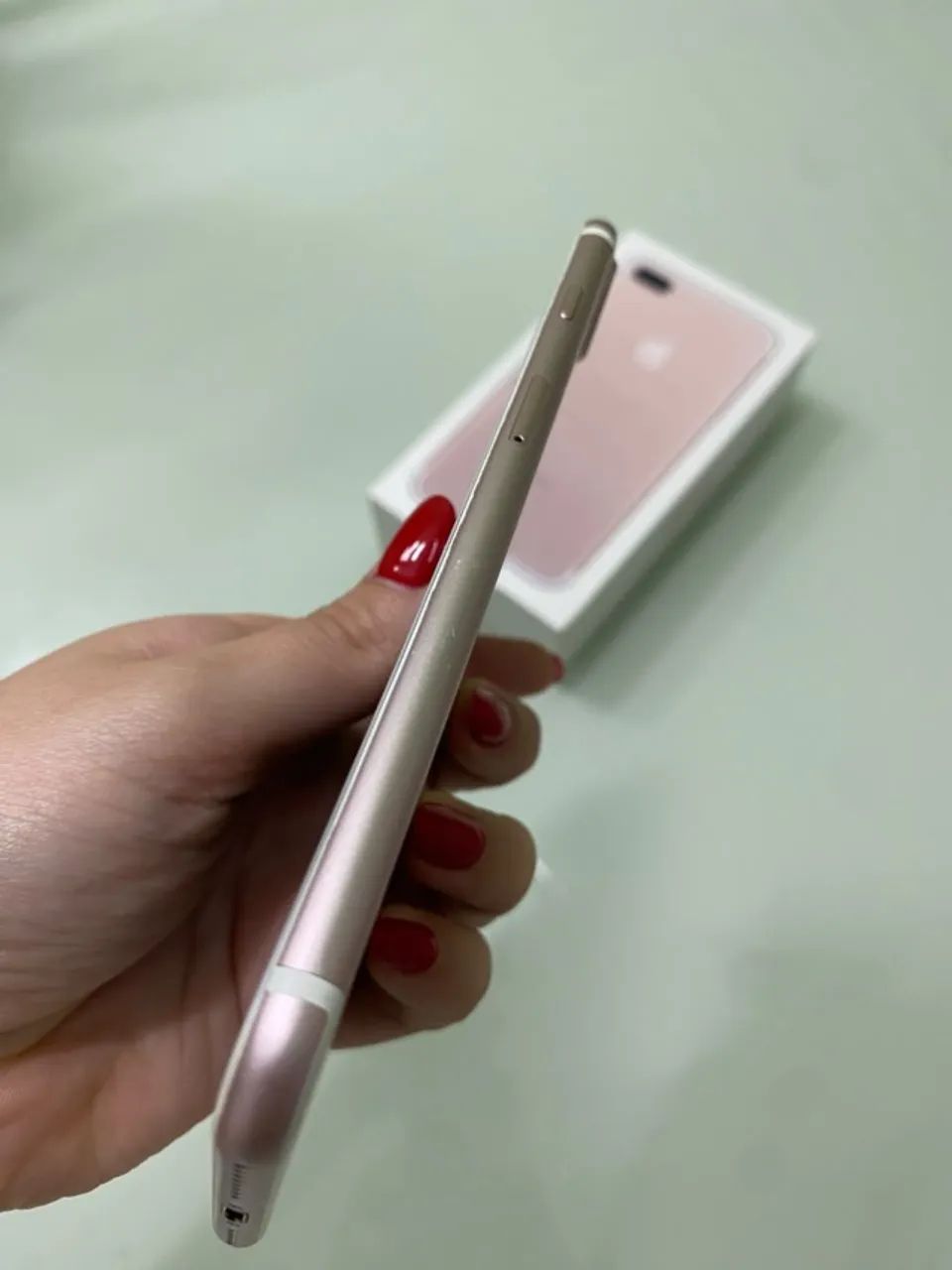 iPhone 7 Plus 32GB Ouro Rosa - Todo Original + Caixa  - Foto 4