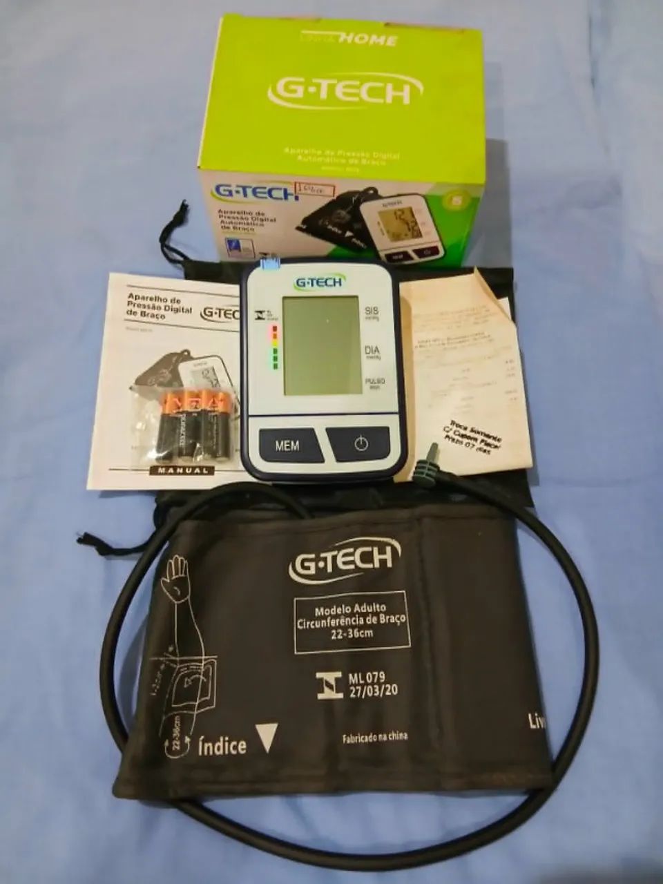 Aparelho de pressão digital. Fácil manuseio. Com bolsa. Com nota fiscal - Foto 3