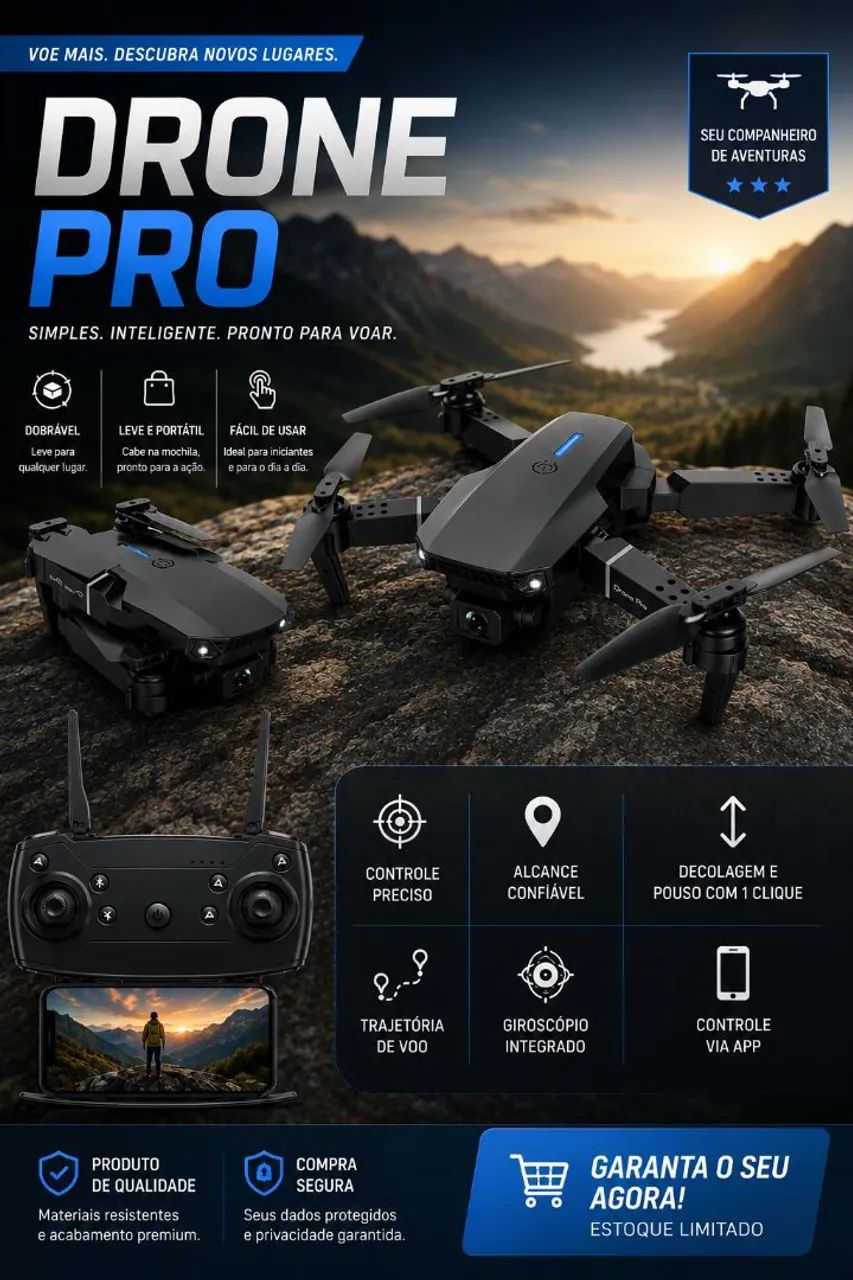 Drone - Comece a voar sem gastar muito 