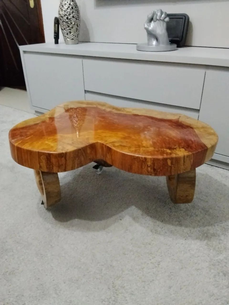 Mesa de centro madeira maciça  - Foto 4