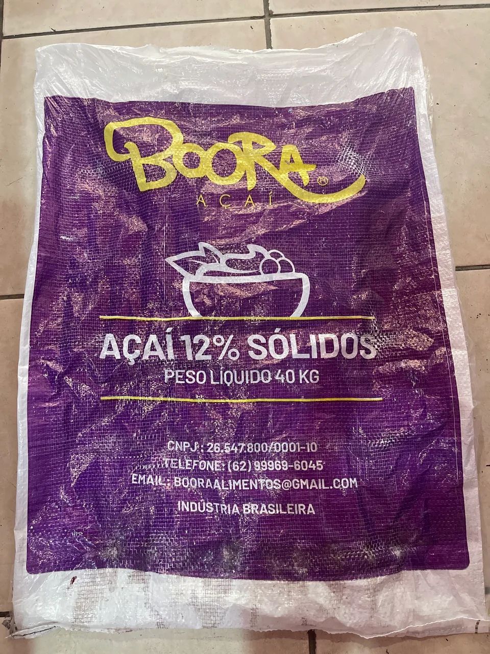 Saco de ráfia 