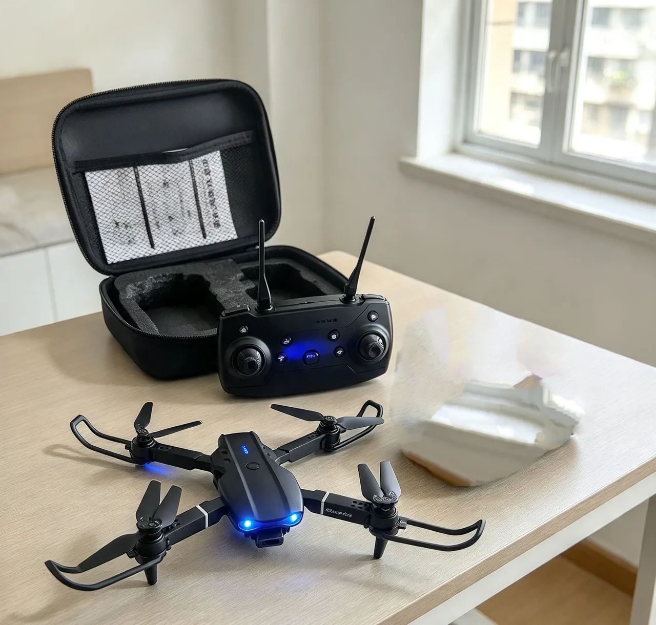 Drone com câmera e99  - Novo 