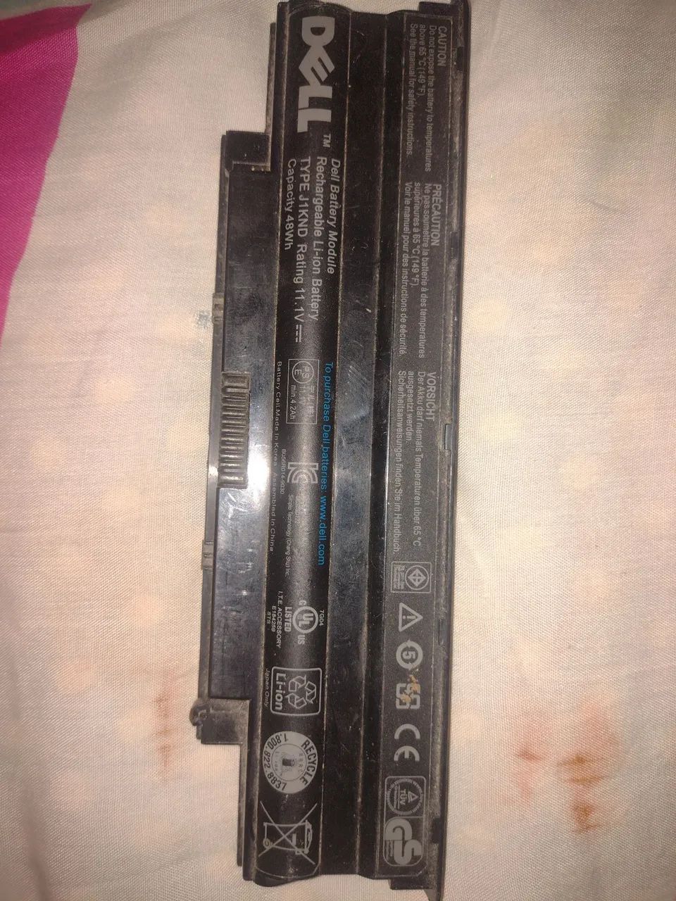 Bateria para notebook D?LL - Type J1KND Rating 11.1V ( para entregas só pelo correio) - Foto 2