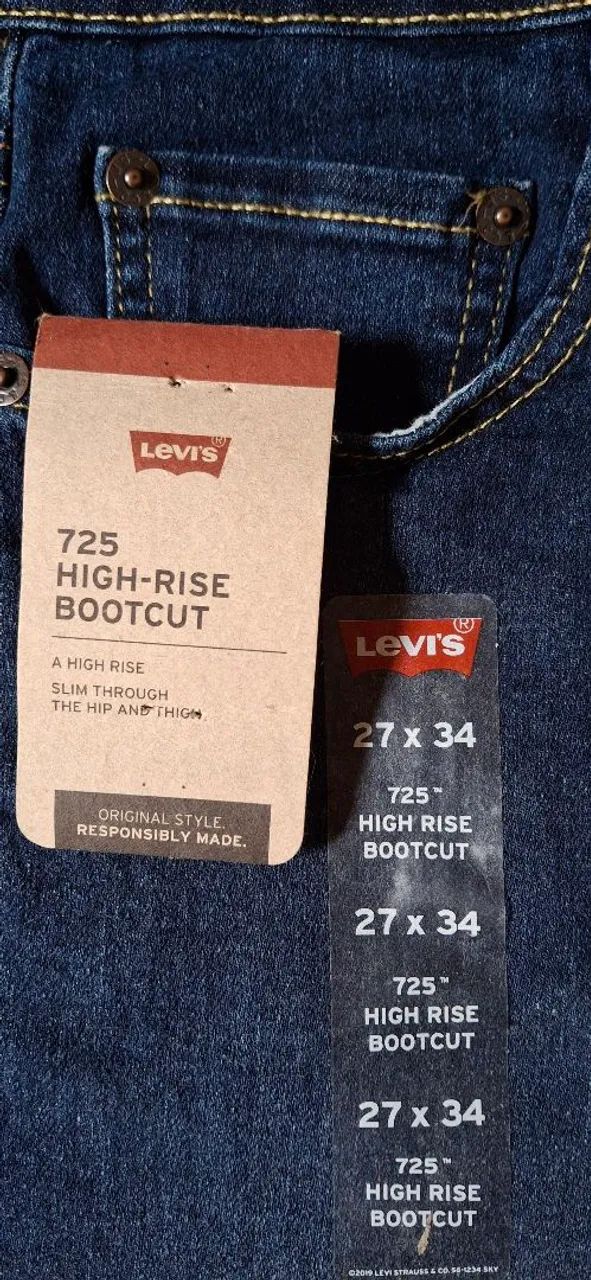 original levi's feminina 725 high rise bootcut