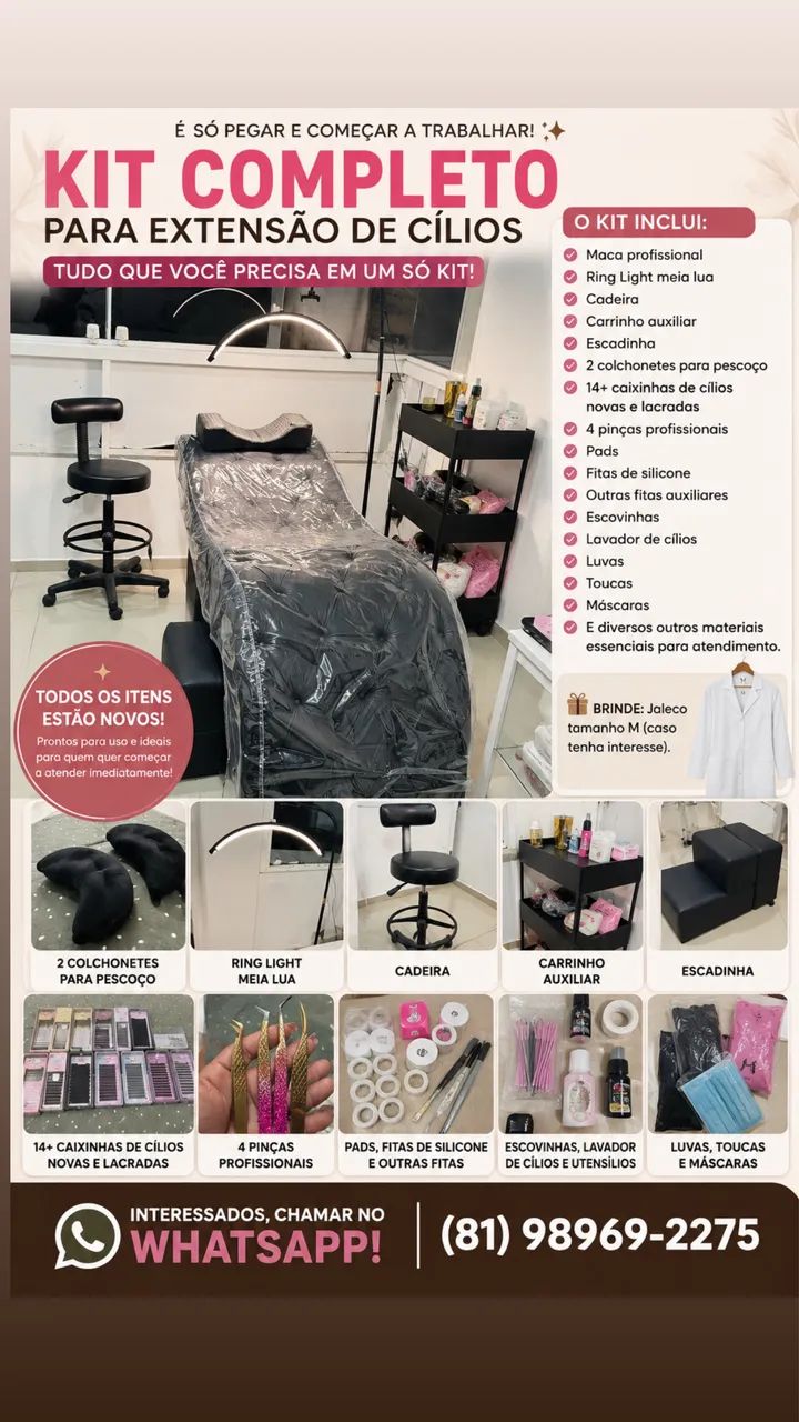 Kit cílios completo