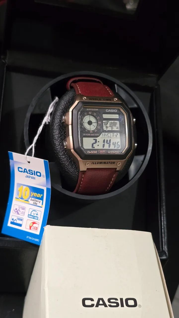 Casio Royale 007 edição pulseira de couro - Foto 2