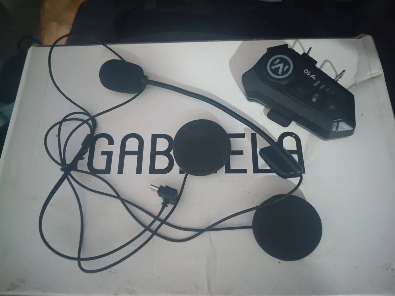 Fone para capacete de moto 