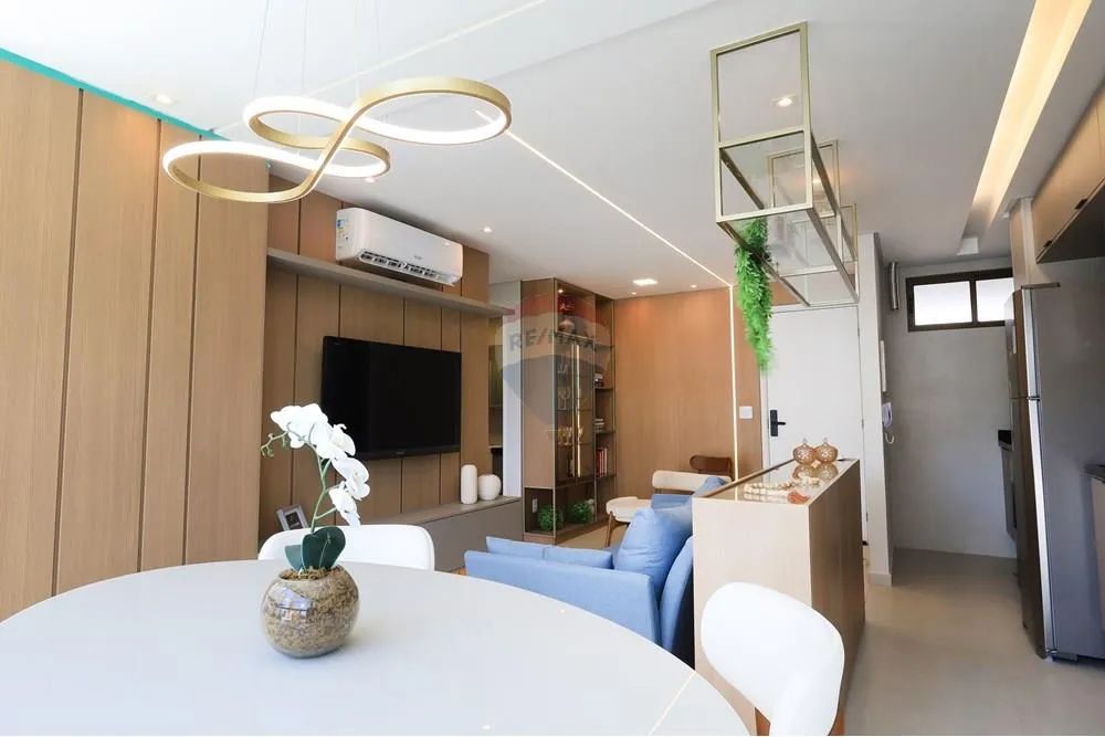Apartamento com 55m semi mobiliado e decorado com 2 quartos, varanda, cozinha e área de se - Foto 5