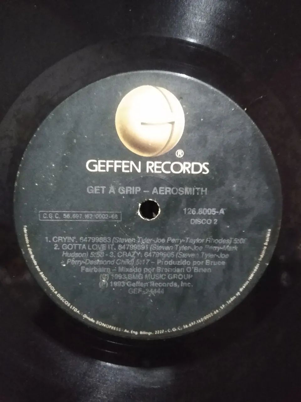 Disco de vinil Aerosmith sem capa  - Foto 4
