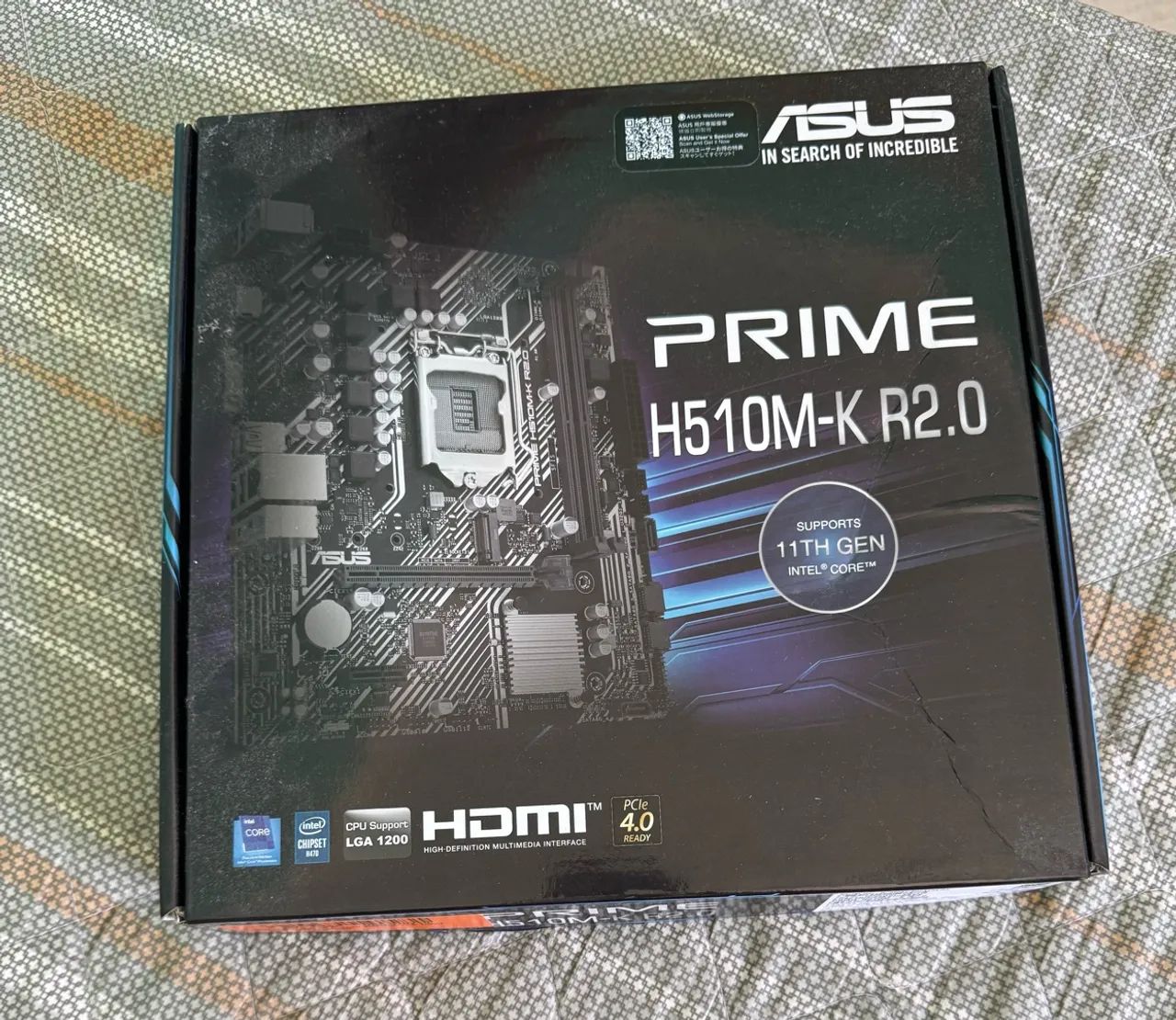 Placa mãe Asus H510M-K R2.0 - Foto 2