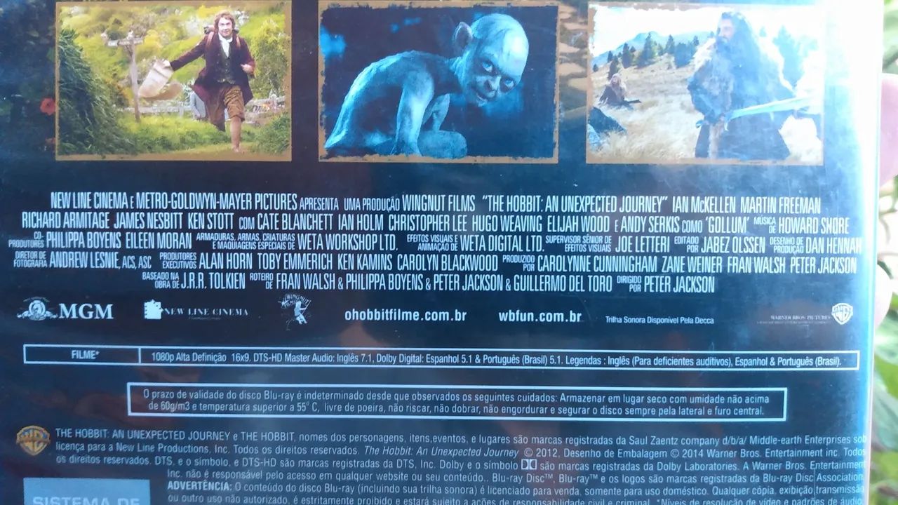 Filme bluray original Hobbit vol 1 - Foto 3