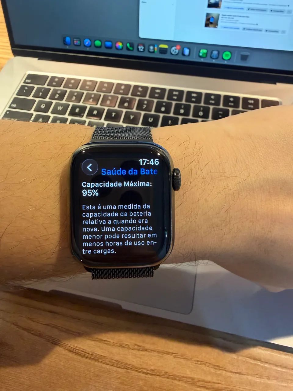 Apple Watch Series 8 em Aço Inox - Foto 3
