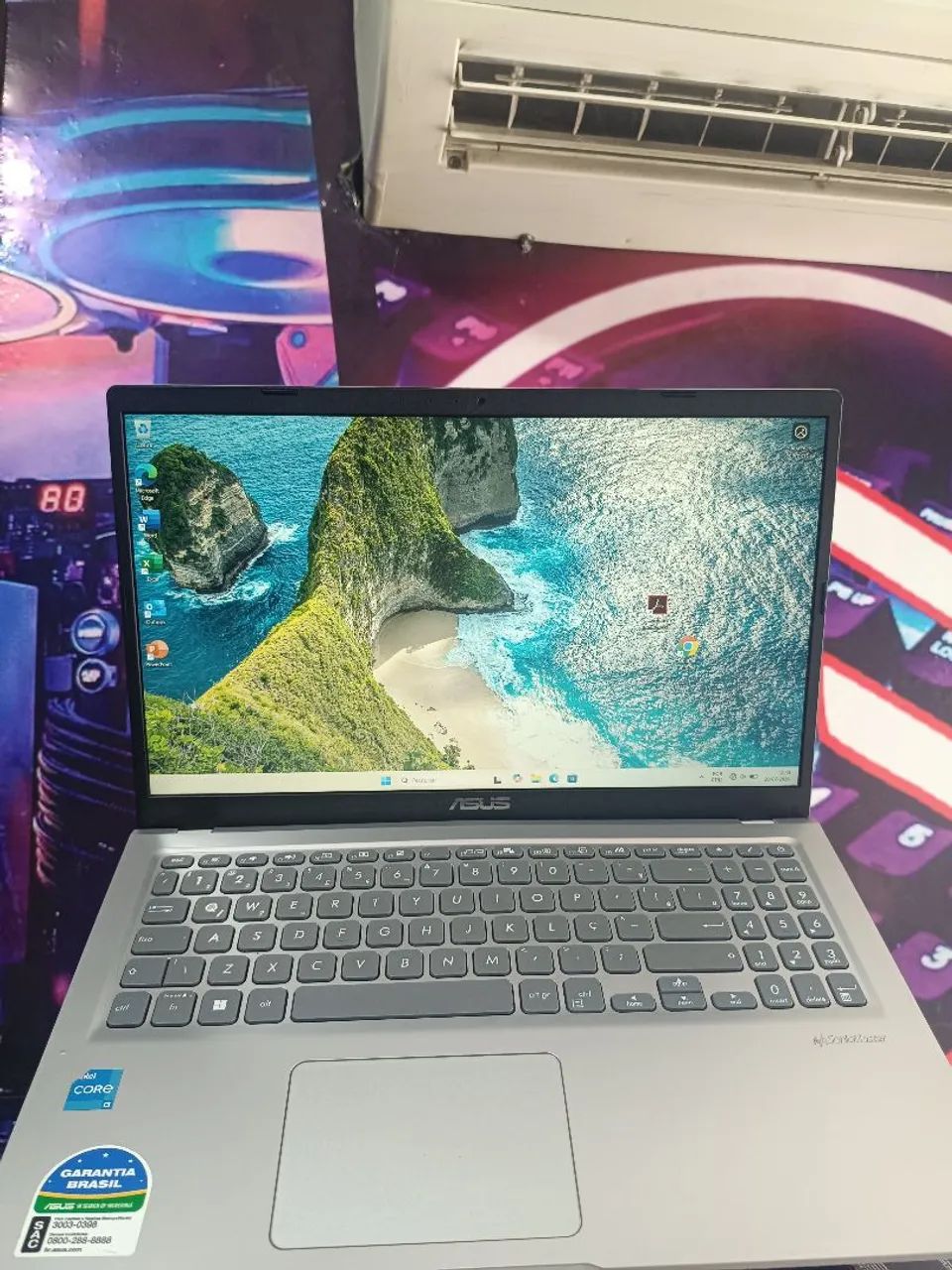 Notebook Asus i3 de 11°geração- 1 ano de garantia 