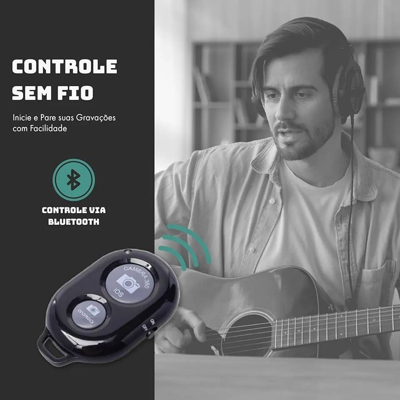 Tripé Suporte de Celular Com Led Kit de Gravação Completo - Com Microfone - Foto 4