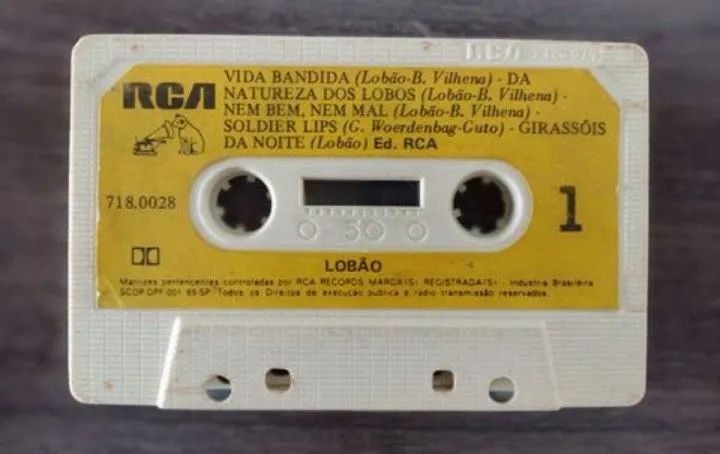 Fita K7 Lobão - Vida Bandida  - Foto 3