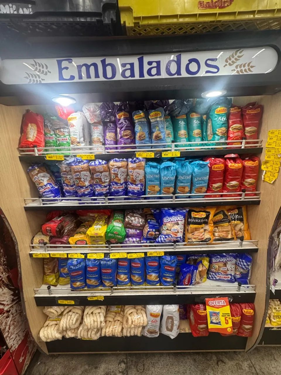 EXPOSITOR AUTO SERVIÇO VASCA DE PÃO EMBALADOS  - Foto 3