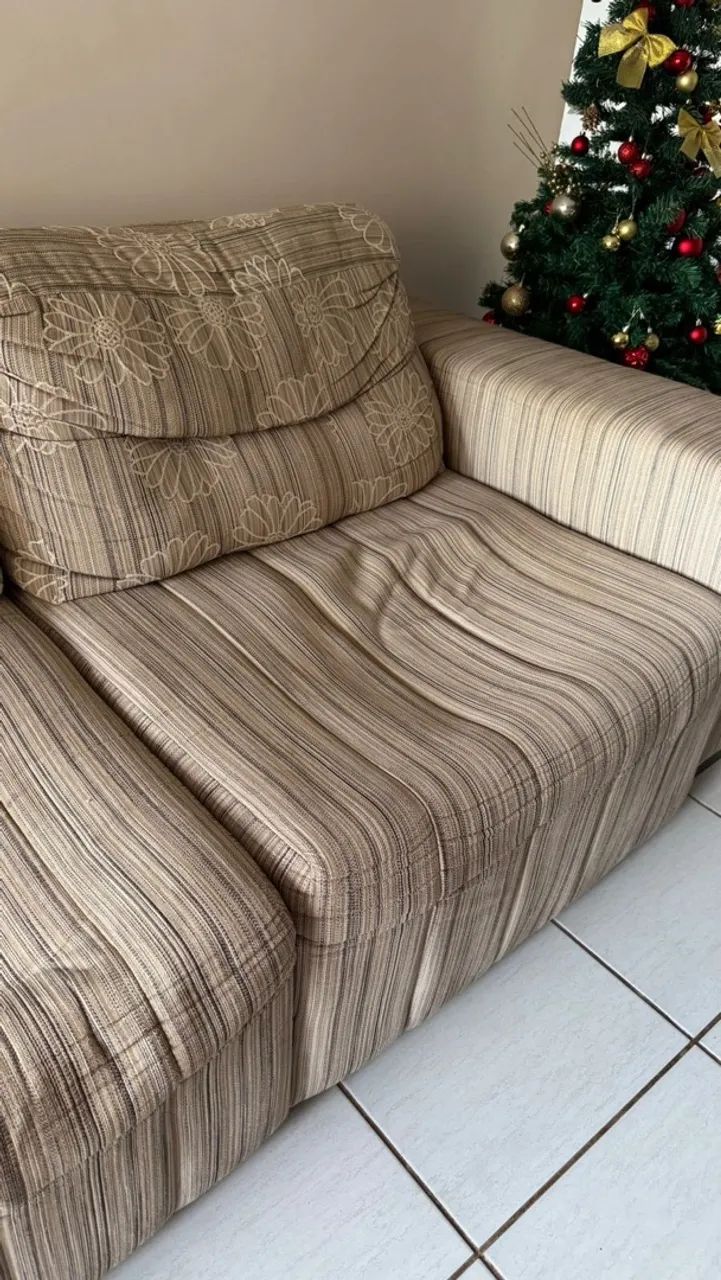 Sofá retrátil e reclinável 3 metros - Foto 3