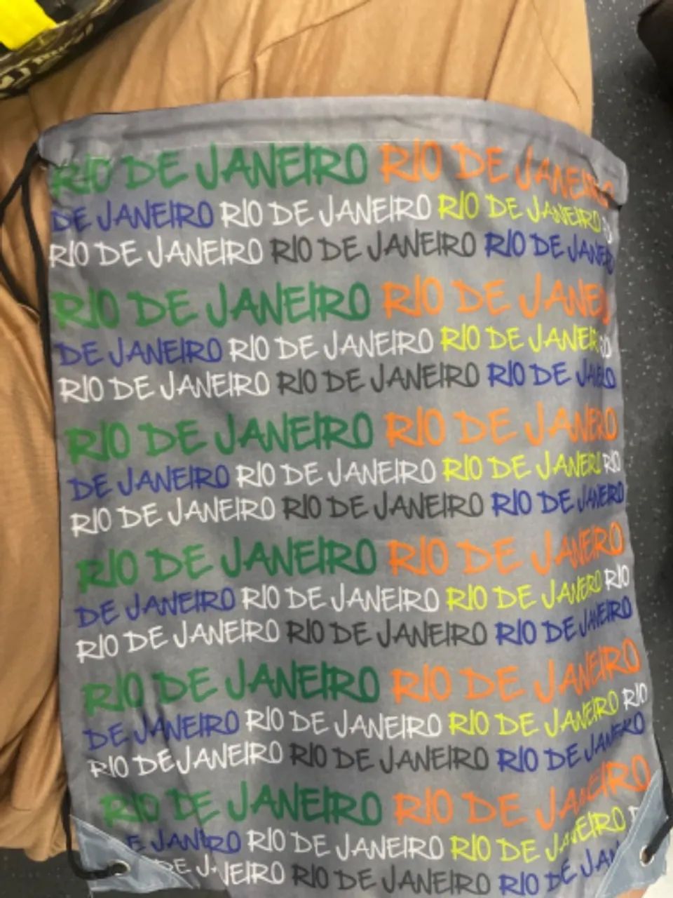 Sacola tipo mochila Rio de Janeiro 