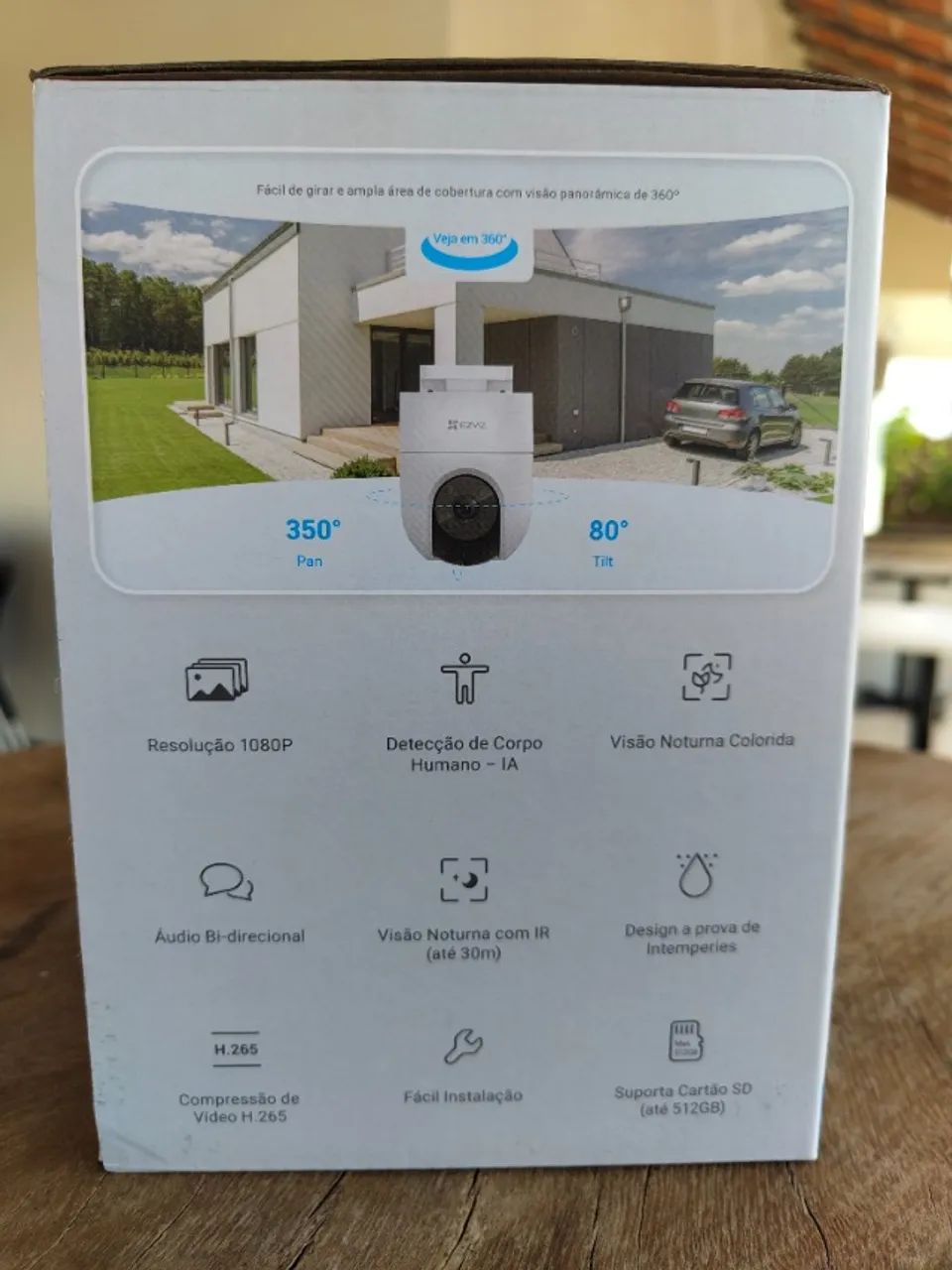 Câmera Inteligente Residencial H8c EZVIZ - Foto 2