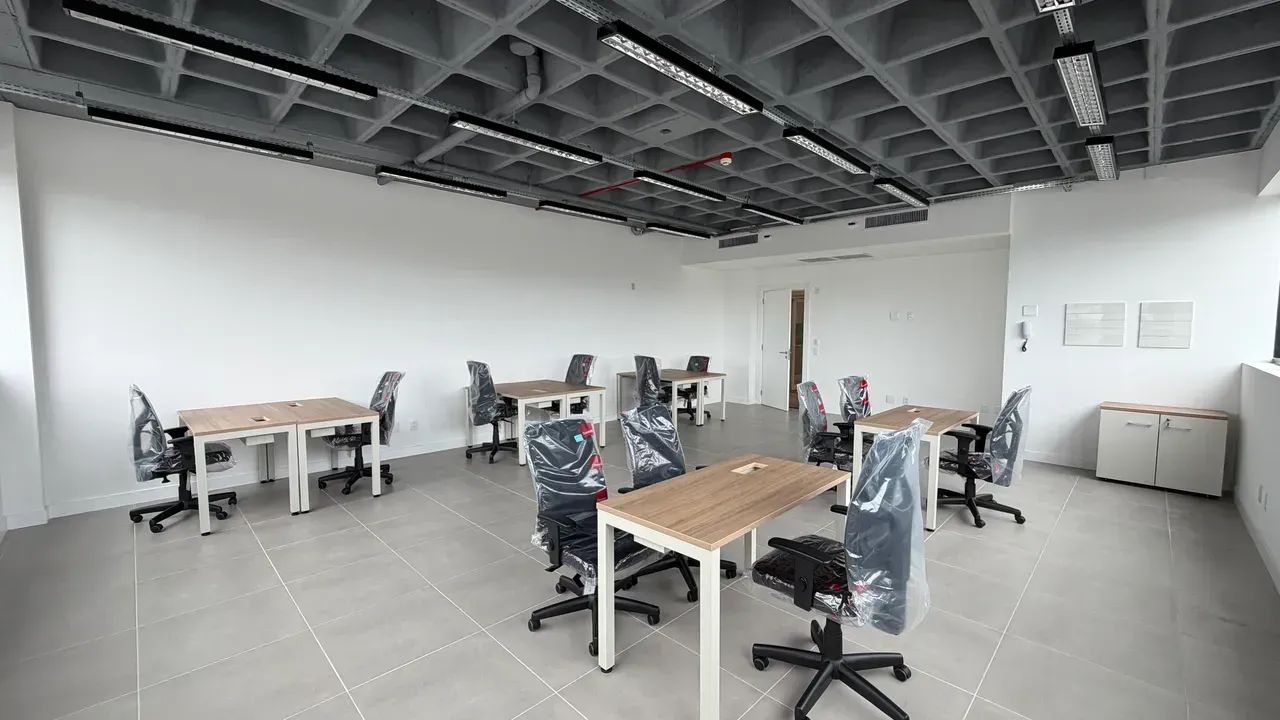 Sala comercial mobiliada e pronta para uso no Base 401, 6º andar do Techno Towers, na SC-4 - Foto 5
