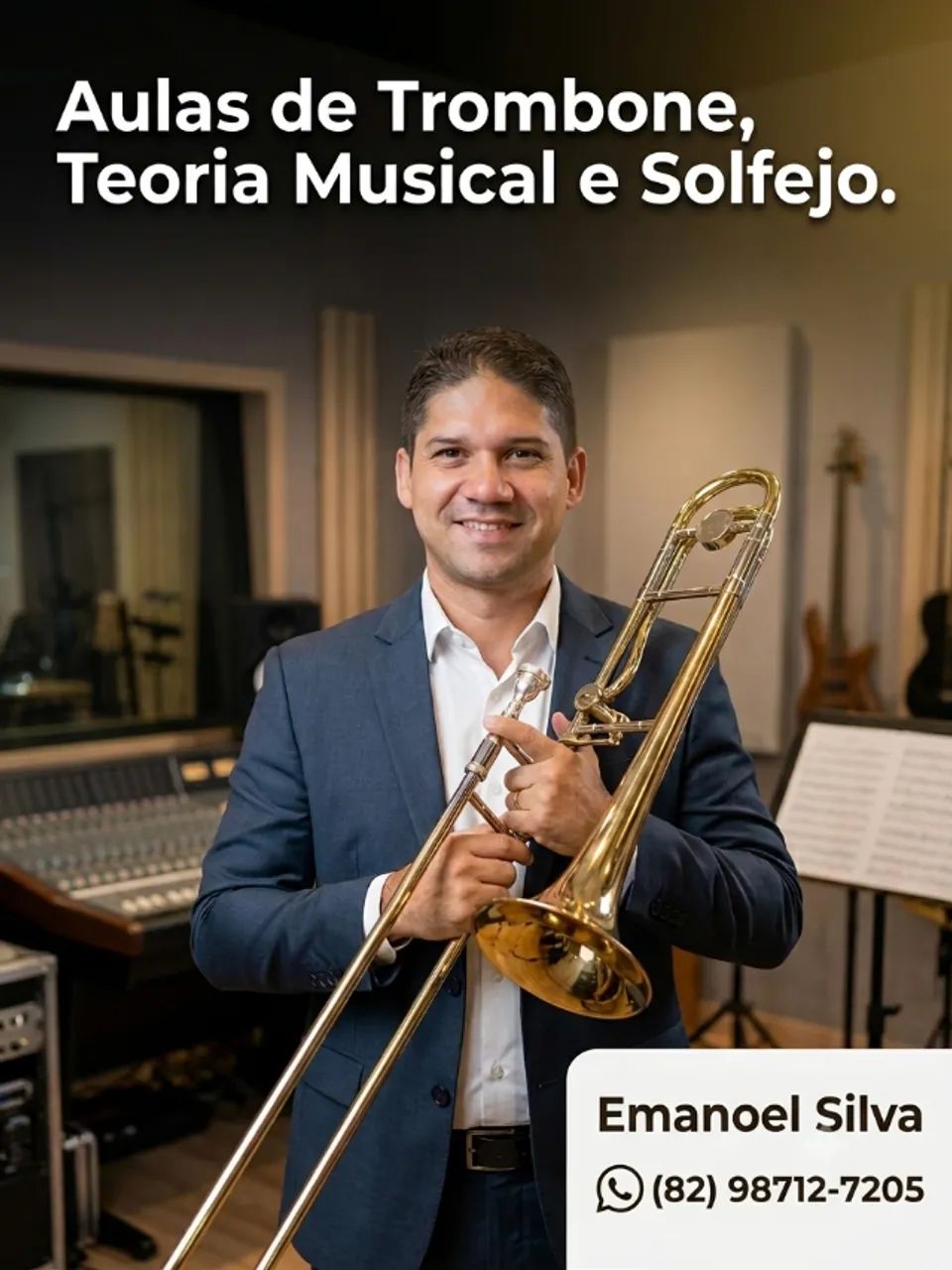 Aulas Particulares de Trombone, Teoria Musical e Solfejo - Prof. Emanoel Silva