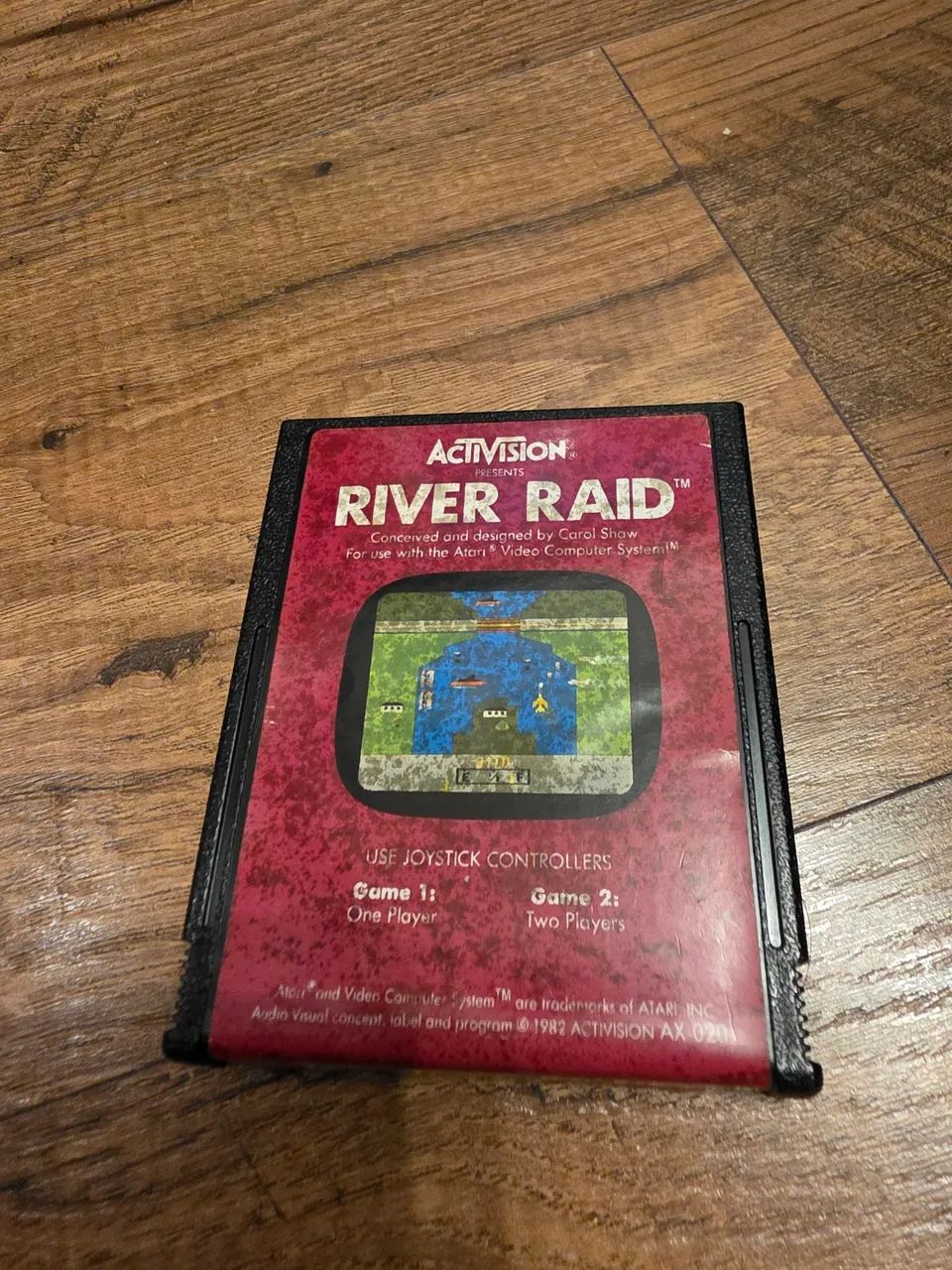 Cartucho River Raid Activision Atari