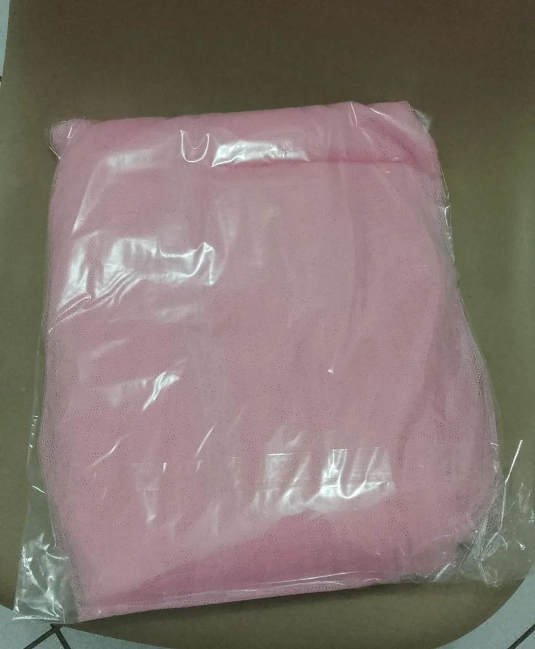Véu Mosquiteiro Rosa para Dossel de Parede Berço Bebê - Entrega Grátis  - Foto 2