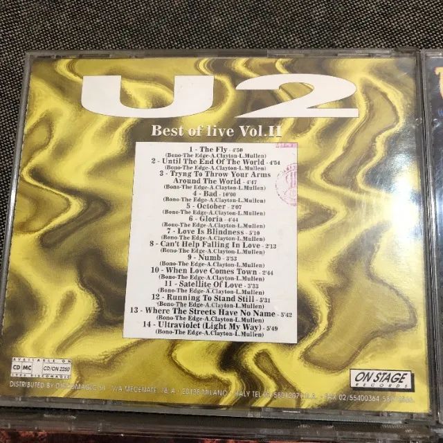 Lote Coleção 4 CDs U2 / Importados Bootleg / Pop Rock Confira - Foto 5