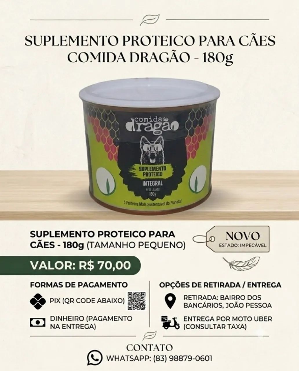 SUPLEMENTO PARA CÃES