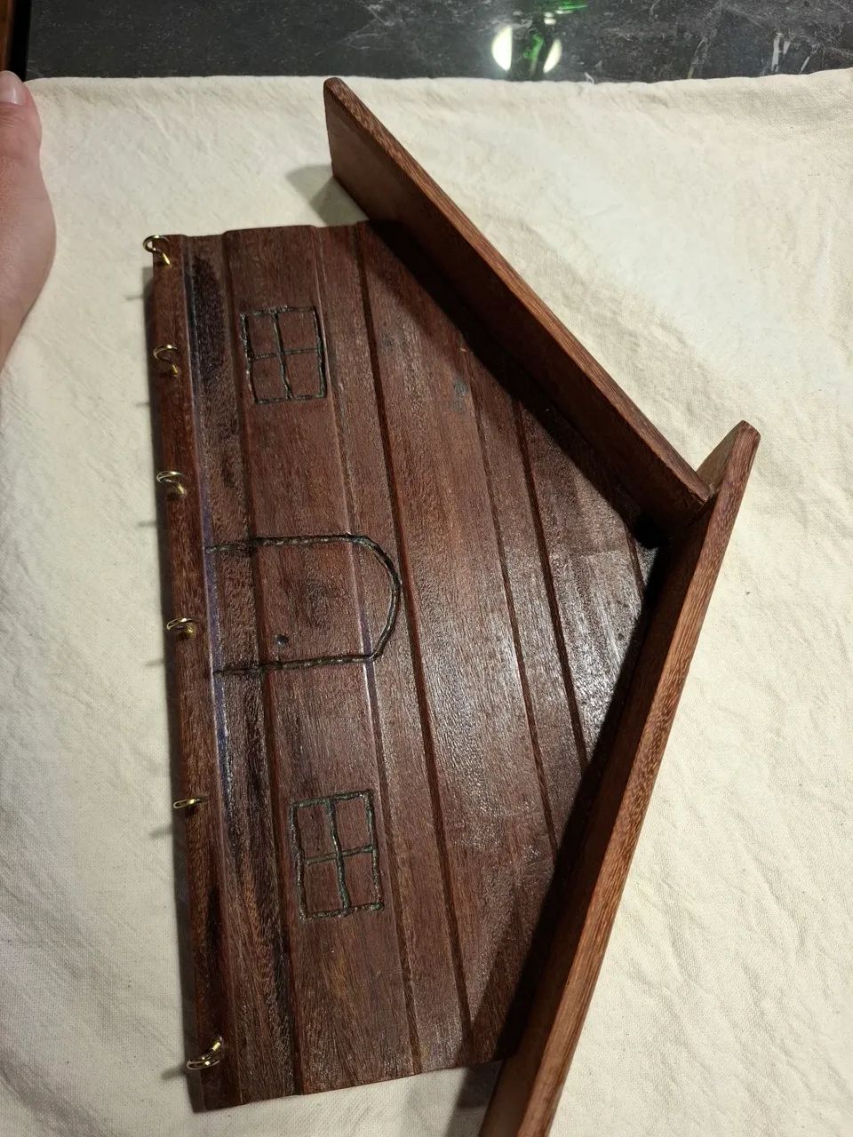 CHAVEIRO DE MADEIRA DE LEI - Foto 2