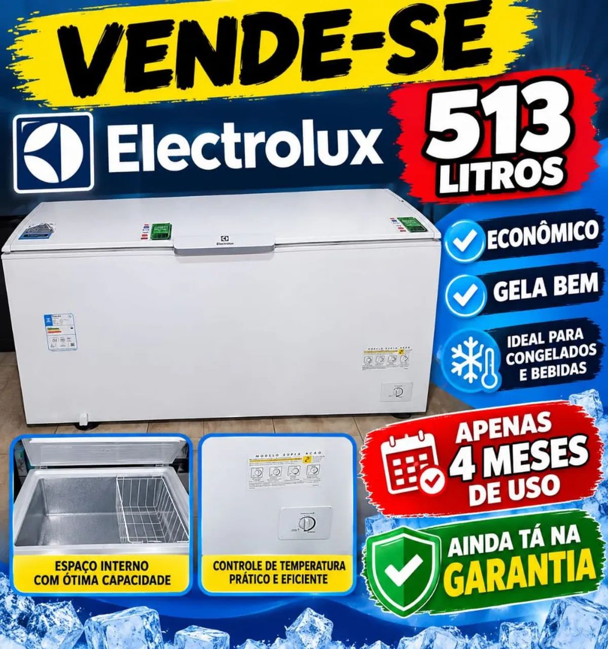 Freezer Electrolux 