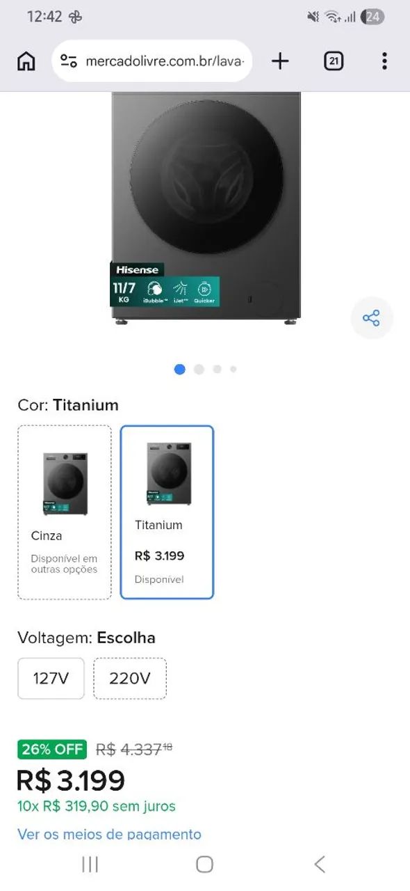 Lavadora e secadora - Foto 4