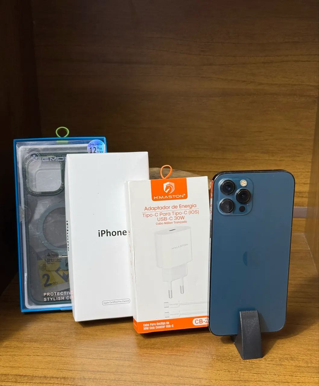 IPHONE 12 PRO MAX 256 GB COM CAIXA E NOTA - Foto 4