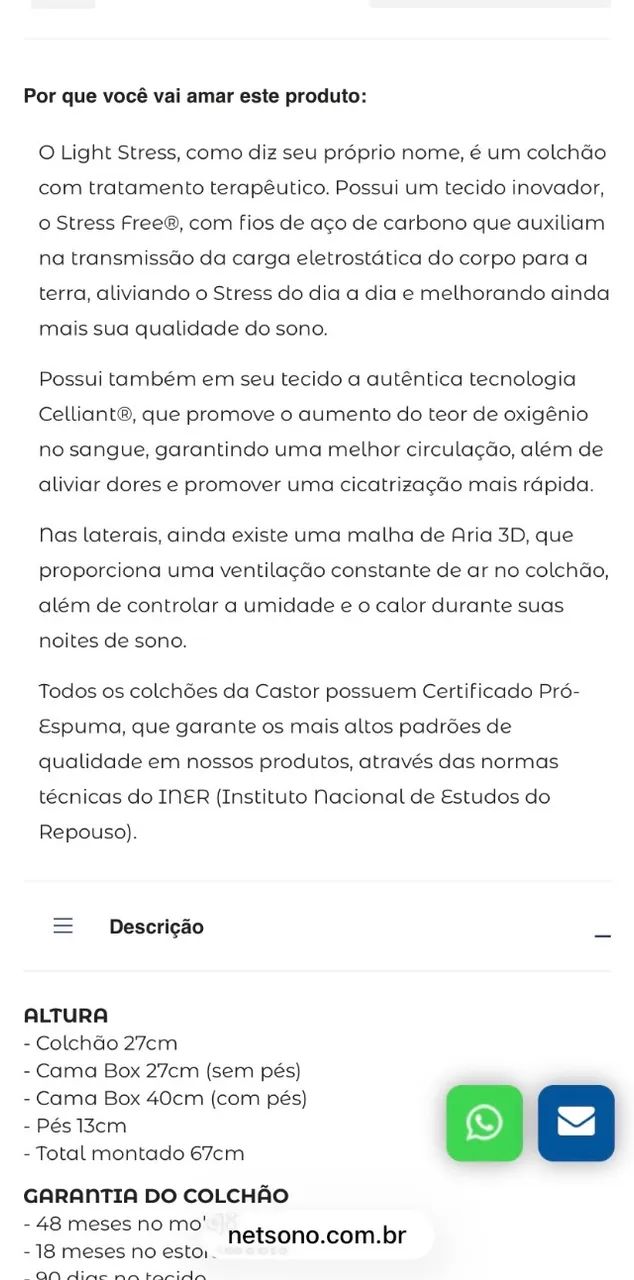 Cama  box + colchão Castor solteiro  - Foto 5