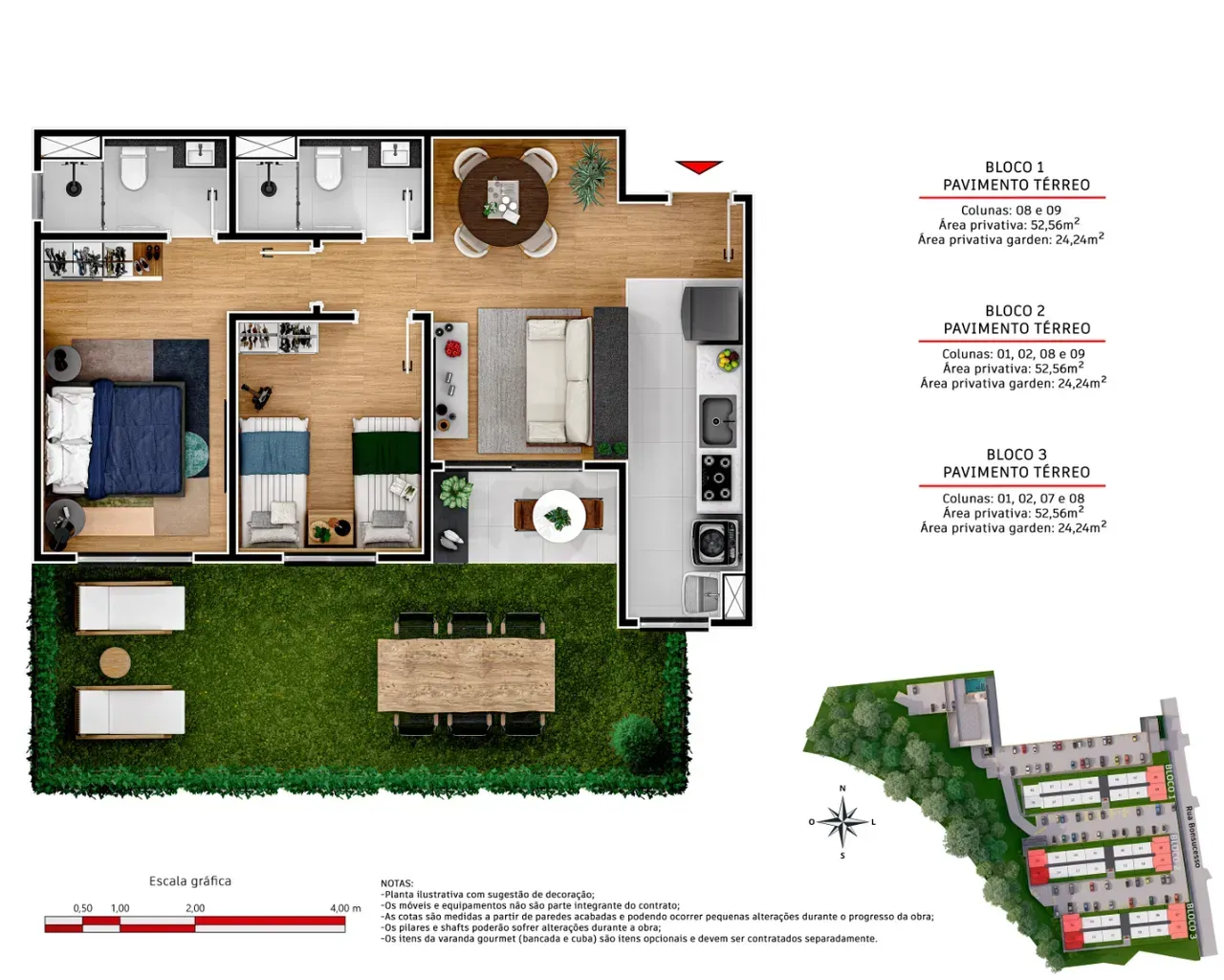 PLANTA 52m²