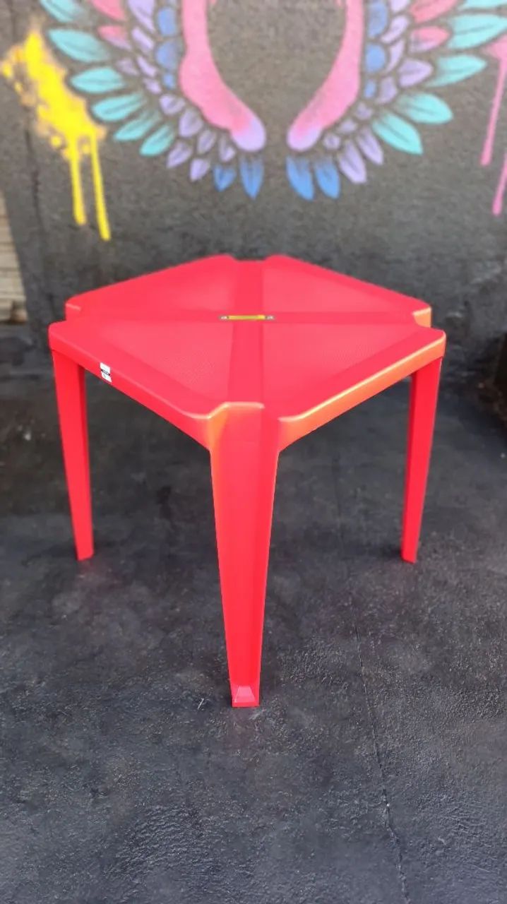 Jogo de mesa e cadeiras plástica cor inox! A única que tem 10 anos de garantia - Foto 4