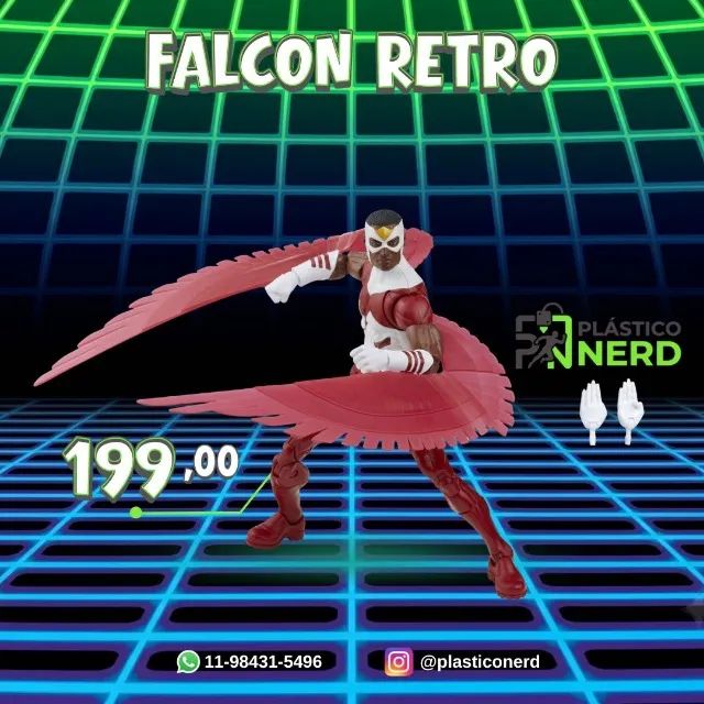 FALCÃO RETRO MARVEL LEGENDS