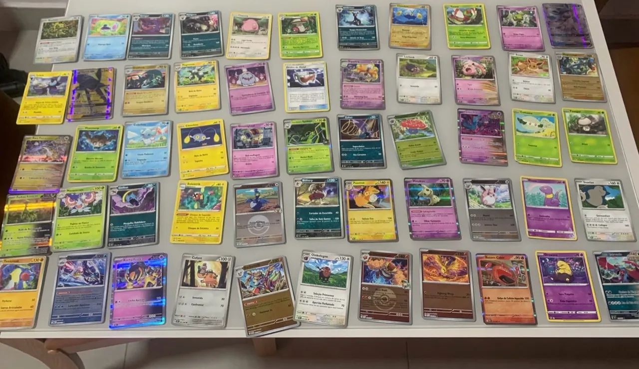 55 Cartas Pokemon