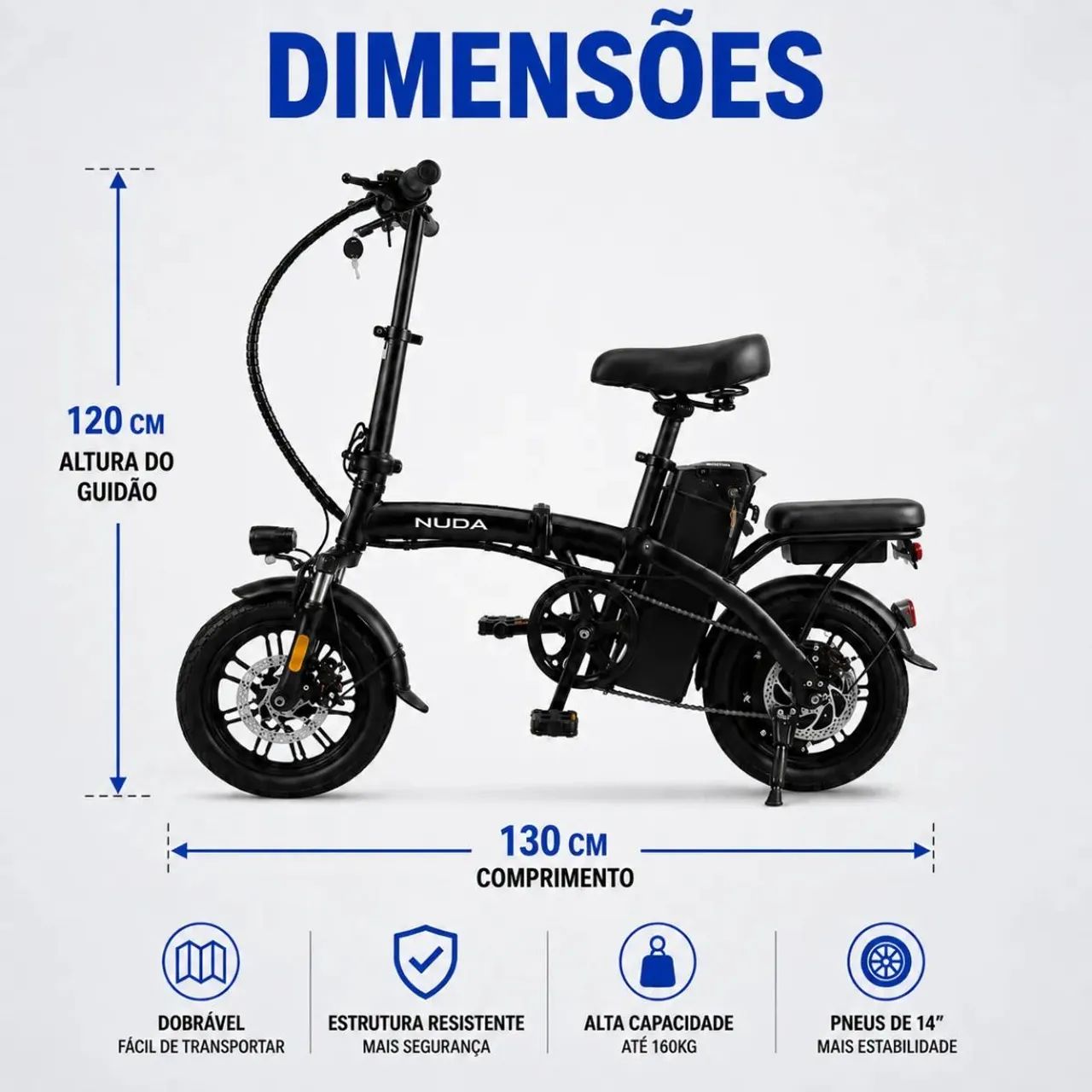 Bicicleta Eletrica Nuda