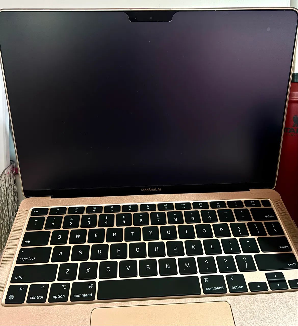 Macbook air M1 rose gold, com 8/256gb ssd perfeito c/proteção - Foto 2
