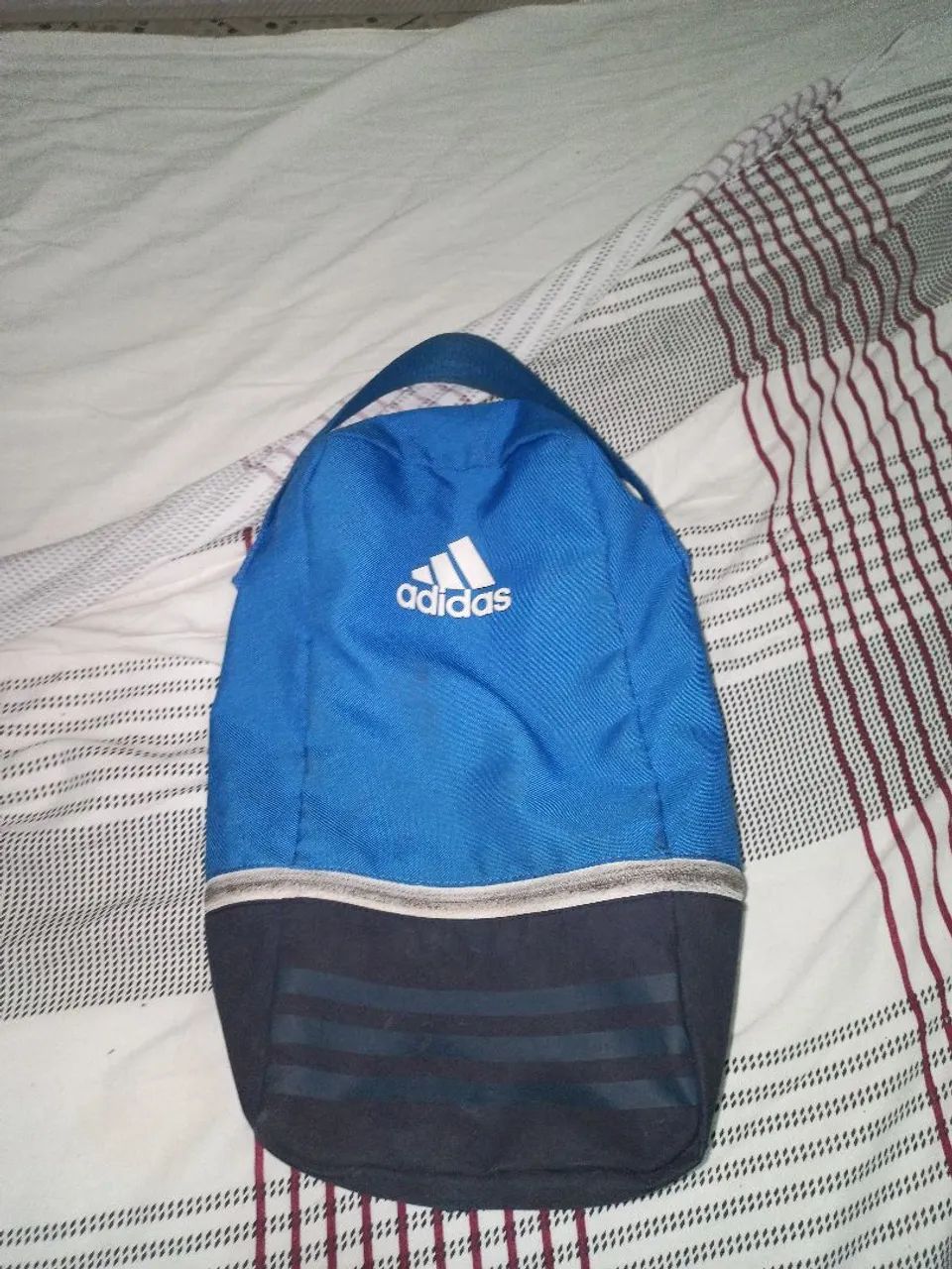 bolsa azul adidas