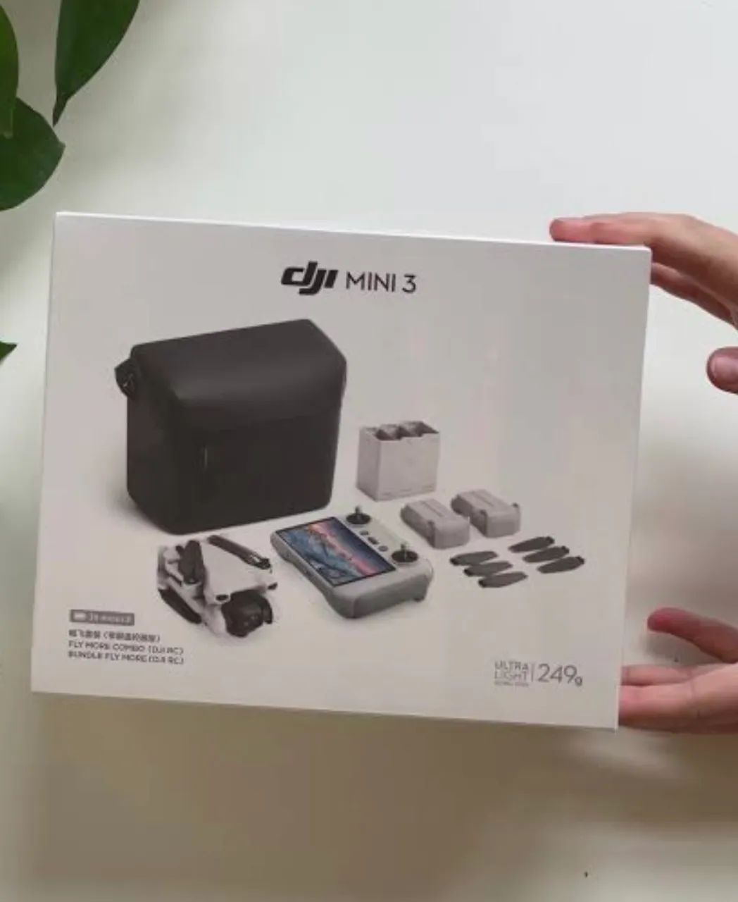DJI MINI 3 COM TELA - FLY MORE COMBO